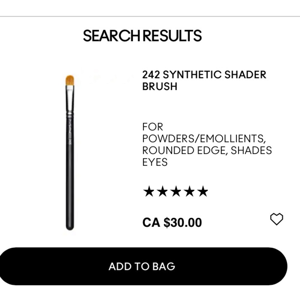 MAC 242 Synthetic Shader Brush